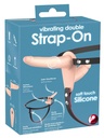 Двоен вибриращ колан Strap-on