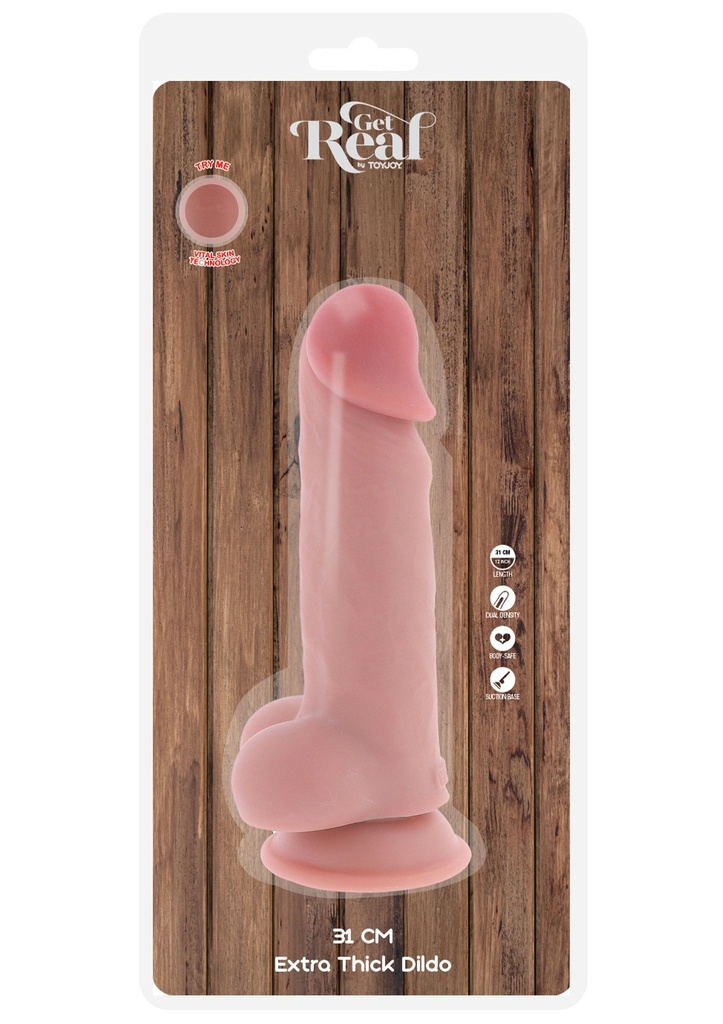 Дилдо Deluxe Dual Density Thick 31 cm