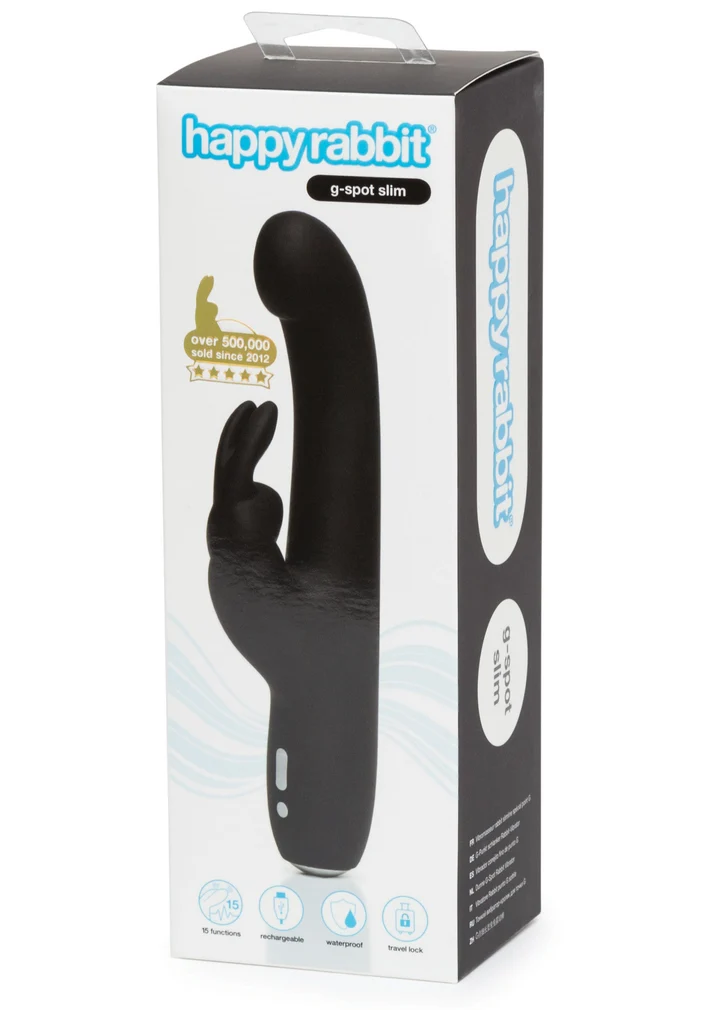 Вибратор с клитор стимулатор G-spot slim