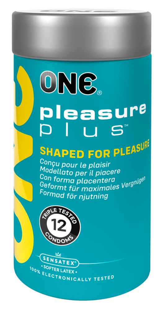 Презервативи One Pleasure Plus Оребрени