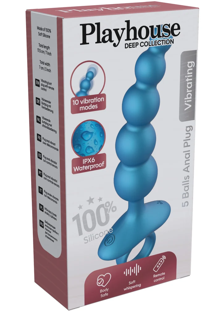 Анален вибратор с дист. 5 Balls Anal Plug