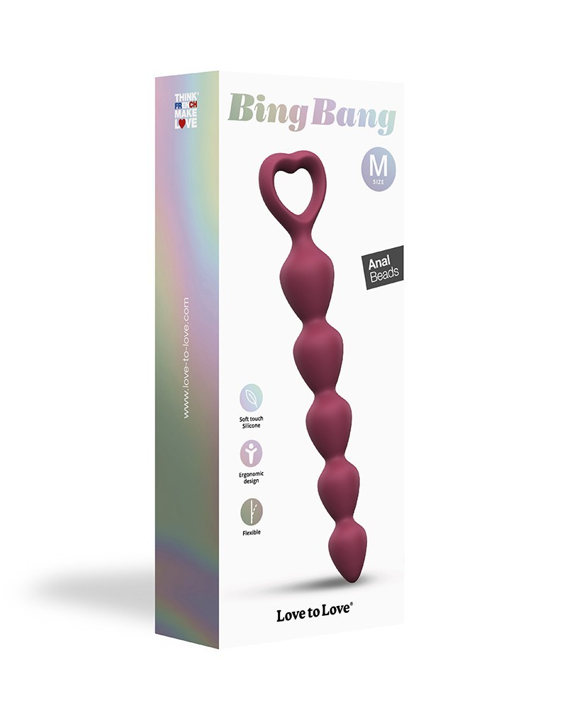 Anal Beads M (Cyclamen)
