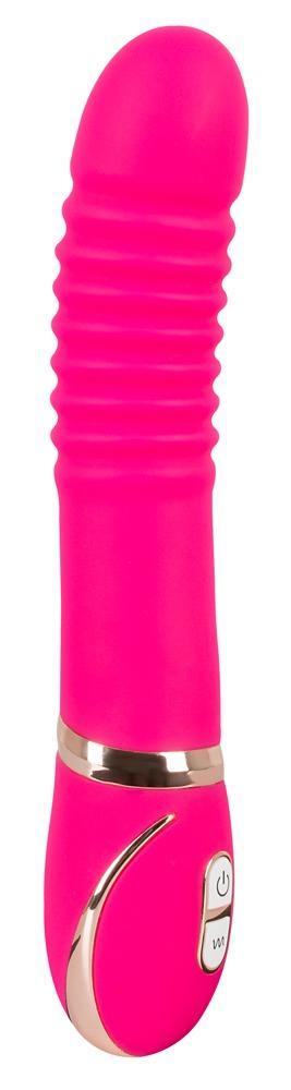 Vibrator with Stimulating Ridges Pleats