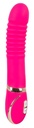 Vibrator with Stimulating Ridges Pleats