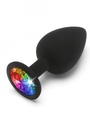 Rainbow Booty Jewel Anal Toy M 10297