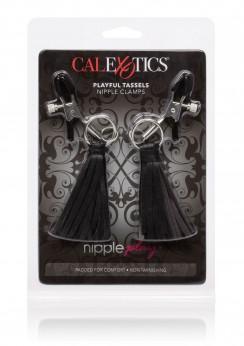 Nipple Clamps with Leather Tassel 12956