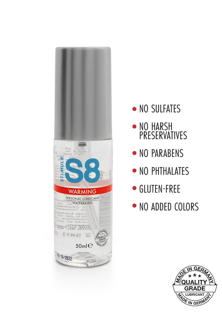 S8 Warming Lubricant 50ml