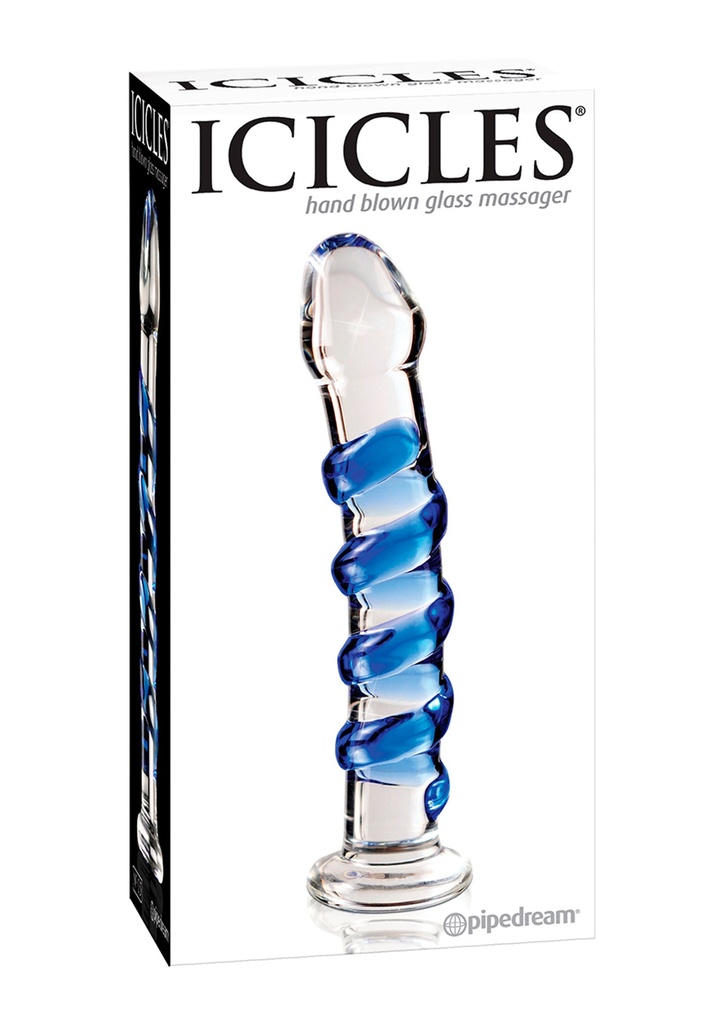Glass dildo Icicles №5