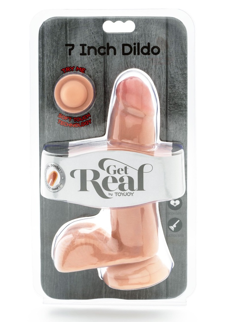 Dildo 7" Get Real - cyber skin
