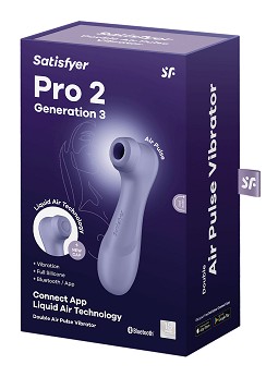 Clitoris stimulator Satisfyer Pro 2 Generation 3 + Vibraring +App