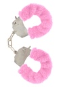 Pink fluffy handcuffs