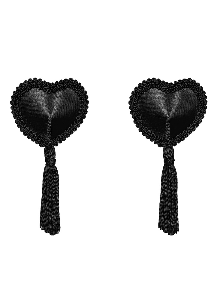 Red heart nipple pasties