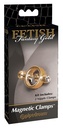 Magnetic nipple clamps
