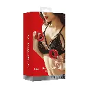 Белезници червени плюш